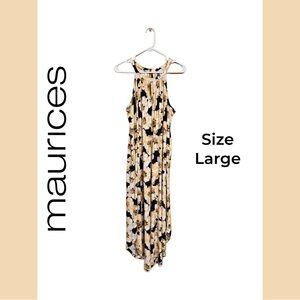 ✨ NWOT Maurices 24/7 Floral Maxi Dress | Size Large ✨